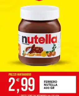 Vantaggio Cash&Carry Nutella Ferrero offerta