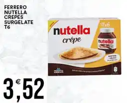 Vantaggio Cash&Carry Nutella crêpe offerta