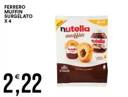Vantaggio Cash&Carry Nutella muffin offerta
