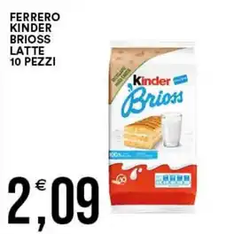 Vantaggio Cash&Carry Kinder Brioss Latte offerta