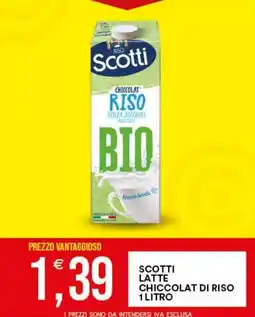 Vantaggio Cash&Carry Scotti latte chiccolat di riso offerta