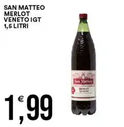 Vantaggio Cash&Carry San Matteo Merlot Veneto offerta