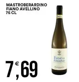 Vantaggio Cash&Carry Mastroberardino Fiano di Avellino offerta