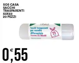 Vantaggio Cash&Carry Sacchi trasparenti per raccolta differenziata offerta