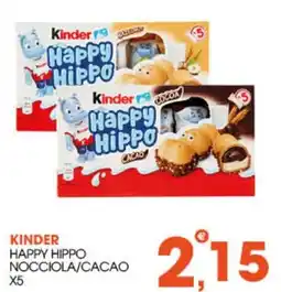 Rosa Cash Kinder Happy Hippo offerta
