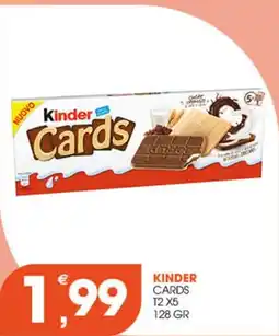 Rosa Cash Kinder Cards offerta