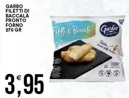 Vantaggio Cash&Carry Garbo filetti di baccalà offerta