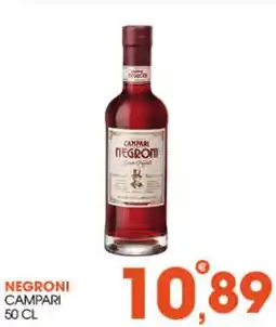 Rosa Cash Negroni Campari offerta