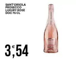 Vantaggio Cash&Carry Sant'Orsola Prosecco Luxury Rosé offerta