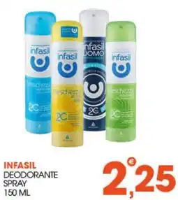 Rosa Cash Infasil deodorante spray offerta
