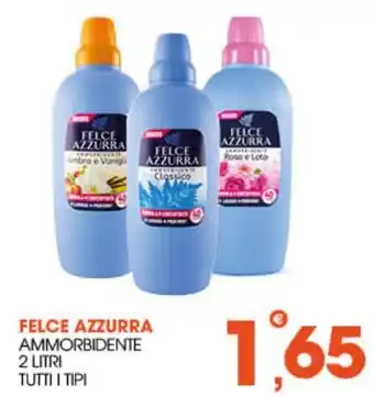 Rosa Cash Felce Azzurra ammorbidente offerta