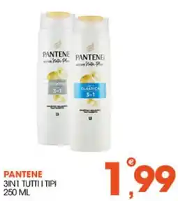 Rosa Cash Pantene 3in1 tutti i tipi offerta