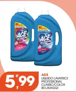Rosa Cash Ace liquido lavatrice professional classic/color offerta