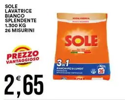 Vantaggio Cash&Carry Sole lavatrice bianco splendente offerta