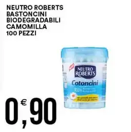 Vantaggio Cash&Carry Neutro Roberts bastoncini biodegradabili camomilla offerta