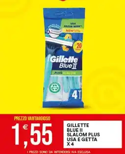 Vantaggio Cash&Carry Gillette Blue II Slalom Plus offerta