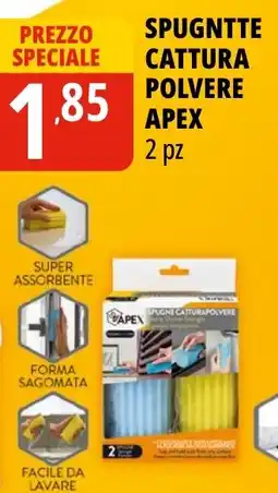 Tigros Spugnette cattura polvere Apex offerta