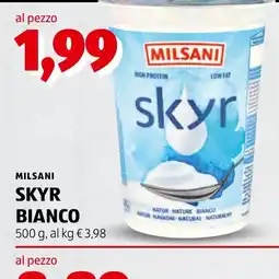 ALDI Milsani Skyr Bianco offerta