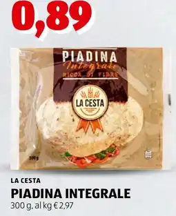 ALDI Piadina integrale La Cesta offerta