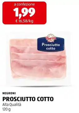 ALDI Negroni Prosciutto Cotto offerta