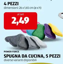 ALDI Power Force spugna da cucina offerta