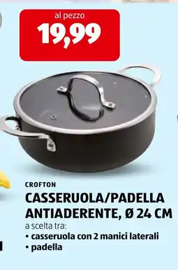 ALDI Crofton casseruola/padella antiaderente offerta