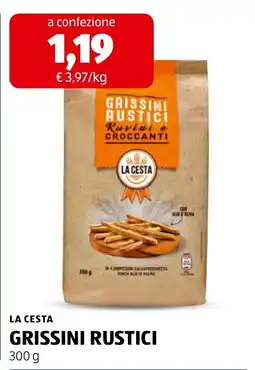 ALDI Grissini Rustici La Cesta offerta