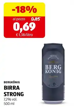 ALDI Bergkönig Birra Strong offerta