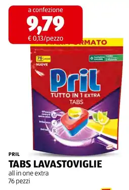 ALDI Pril tabs lavastoviglie offerta