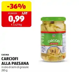 ALDI Carciofi alla Paesana offerta