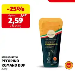 ALDI Regione Che Vai Pecorino Romano Dop offerta