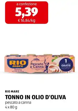 ALDI Rio Mare Tonno in olio d'oliva offerta
