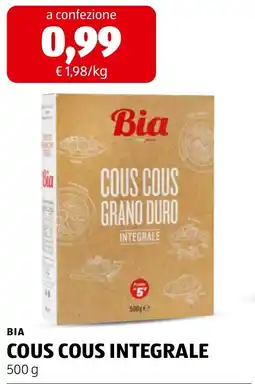ALDI Bia Cous Cous Integrale offerta