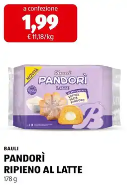 ALDI Bauli Pandorì ripieno al latte offerta