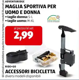 ALDI Maglia sportiva per uomo e donna offerta