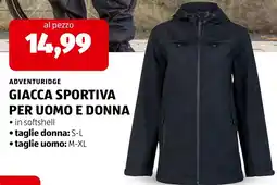 ALDI Adventuridge giacca sportiva per uomo e donna offerta