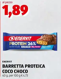 ALDI Enervit barretta proteica coco choco offerta