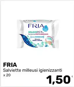Iper Tosano Fria salviette milleusi igienizzanti offerta