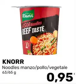 Iper Tosano Knorr Asia Noodles Beef Taste offerta