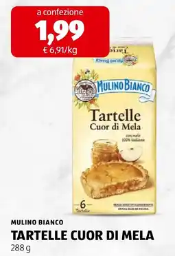 ALDI Mulino Bianco Tartelle Cuor di Mela offerta