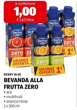 ALDI Derby Blue bevanda alla frutta zero offerta