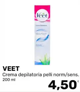 Iper Tosano Veet crema depilatoria pelli norm/sens. offerta
