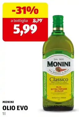 ALDI Monini olio evo offerta