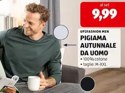 ALDI Pigiama autunnale da uomo up2fashion men offerta