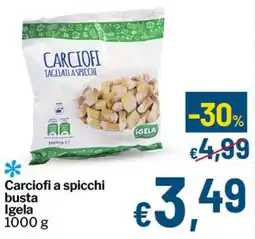 Qui Discount Carciofi a spicchi Igela offerta