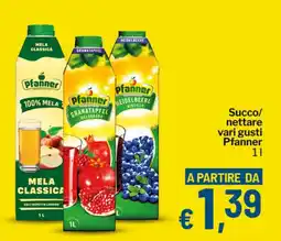 Qui Discount Succo/ nettare vari gusti Pfanner offerta
