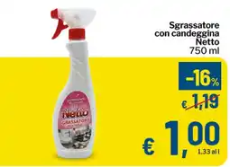 Qui Discount Sgrassatore con candeggina Netto offerta