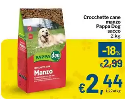 Qui Discount Crocchette con Manzo Pappa Dog offerta