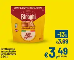 Qui Discount Grattugiato Gran Biraghi offerta