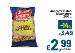 Qui Discount Anacardi tostati Idea Natura offerta